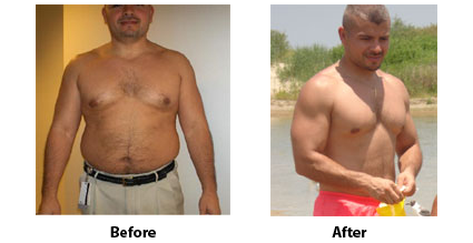 Anu client Julio before-after pics